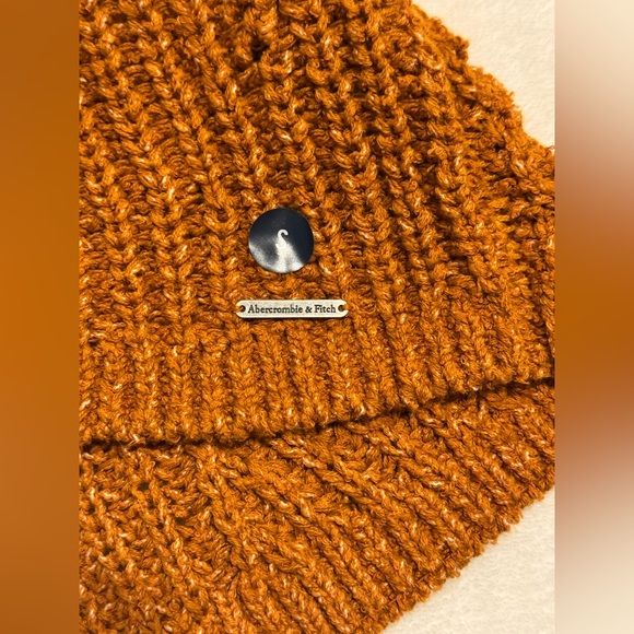 NEW Abercrombie & Fitch Women’s Open Front Knit Cardigan Caramel Brown Size S - Picture 5 of 11